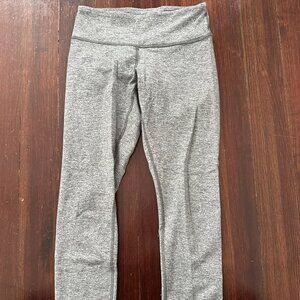 Gray Lululemon Cropped Leggings